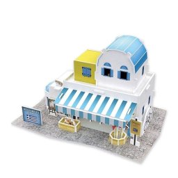 Puzle 3D Dam Electronics World Style Islas Griegas Tienda de Recuerdos 43 Piezas