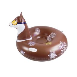 Colchoneta Hinchable Dam Electronics Forma Ciervo 117 x 87 cm Con Asas Nieve y Agua