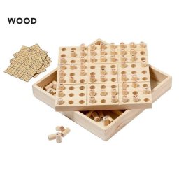 Juego Habilidad Sudoku Dam Nature Madera 81 Piezas