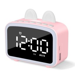 Reloj Despertador Dam Electronics LCD Bluetooth Radio FM Termómetro Luz Nocturna