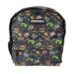 Mochila Dam Electronics Minecraft Pixel 25 Americano adaptable a carro