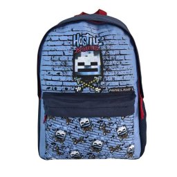 Mochila Dam Electronics Minecraft Hostile Behaviour Acolchada Adaptable a Carro