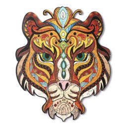 Puzzle de Madera 3D Dam Electronics Silueta Tigre A3 Piezas Multicolor