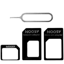 Adaptador Dam Electronics Tarjetas SIM y SD PVC Aleación de Metal