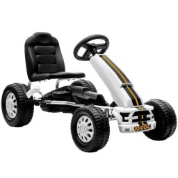 Kart Pedales Infantil Aiyaplay Asiento Ajustable Blanco