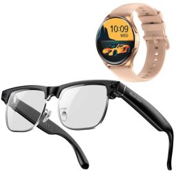 Blackview BV200 Gafas Inteligentes Cámara Integrada IA Integrada Altavoces Traductor + Smartwatch