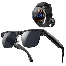 Blackview BV200 Gafas Inteligentes Cámara IA Traductor Negras + Smartwatch X20