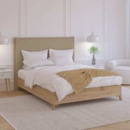 Morfeo Canapé abatible beige con patas, 105x200 cm, diseño slim