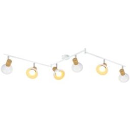 Nettlife Nation - foco de techo de metal, color blanco, 18 cm, e14, máx. 25 w