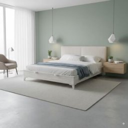 Morfeo Canapé abatible gris con patas, 140x190 cm, diseño slim