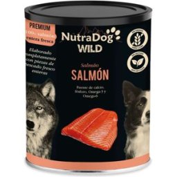 NutraDog Wild Premium Salmón Lata para Perros 400 gr