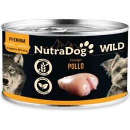 NutraDog Wild Premium Pollo Lata para Perros 200 gr