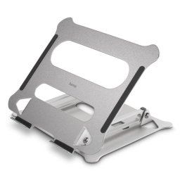 Soporte para portátil Hama Alu altura e inclinación ajustables aluminio plata