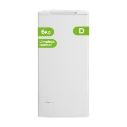 Lavadora Aspes ALCS6200D Carga Superior 6 kg 1200 rpm Clase D Blanca Display LED