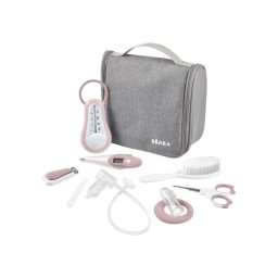Trousse de Toilette Nomada Bebé Rosa Beaba con 9 Accesorios