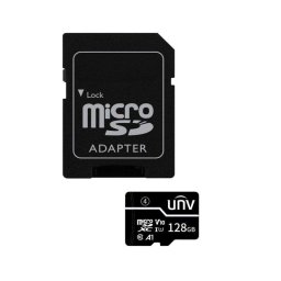 Tarjeta microSD Uniview 128 GB Clase 10 V10 con adaptador SD