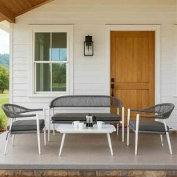 Wanderlust deco Conjunto de mesa, sofá y 2 sillones