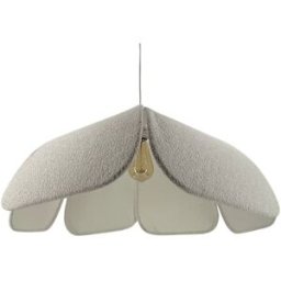 Decowood Lámpara de techo de poliéster en color blanco de 59cm