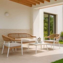 Wanderlust deco Conjunto de mesa, sofá y 2 sillones