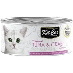 Kit Cat Gato Atún y Cangrejo en Gelatina Latas 12 x 80 gr