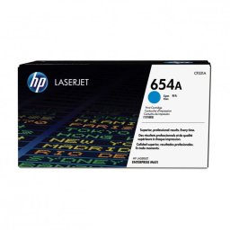 Tóner Original HP654A LaserJet Cian