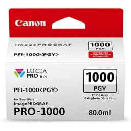 Cartucho de Tinta Fotográfico Original Canon PFI-1000 PGY Gris