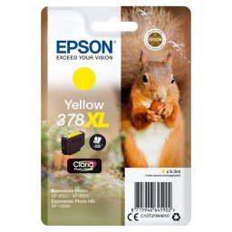 Cartucho de Tinta Original Epson Squirrel 378XL Amarillo Claria Photo HD Ink