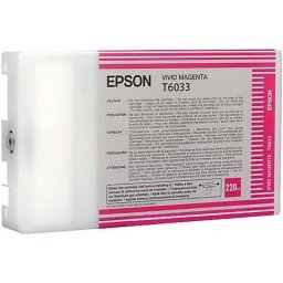 Cartucho de Tinta Original Epson T6033 Magenta Vivo