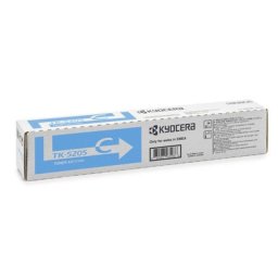 Cartucho de tóner Kyocera TK-5205C Cian Original 12000 páginas