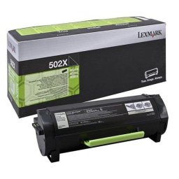Cartucho de tóner Lexmark 502X Negro alto rendimiento para MS410/MS510/MS610