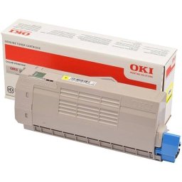 Cartucho de Tóner Original Oki Amarillo para Impresora C712