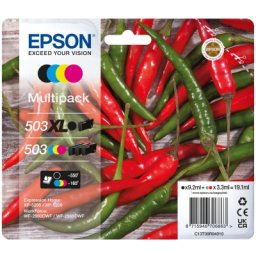 Cartucho de Tinta Original Epson 503 XL Pack 4 Unidades XL BK/C/M/Y