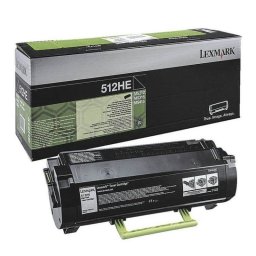 Cartucho de Tóner Original Lexmark 512HE Negro