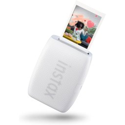 Impresora portátil Fujifilm Instax Mini Link 3 Clay White, 15s, 318ppp, Collage, 100 fotos