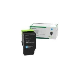Tóner cian compatible Lexmark 77L2HC0 para CS963 CX961 962 963 46900 páginas