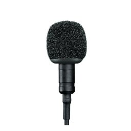 Micrófono Shure MVL Condensador Omnidireccional de Solapa con Parabrisas Mini Jack