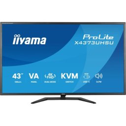 Monitor iiyama ProLite X4373UHSU-B2 43" UltraHD 4K 60Hz VA HDR10 Altavoces USB-C KVM