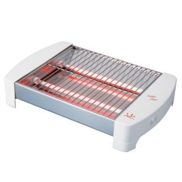 Tostador horizontal Jata 587 1 ranura larga 400 W, bandeja recogemigas, blanco e inox