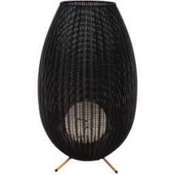 Lucide Lámpara de suelo de sintético con 1 led integrado, negro
