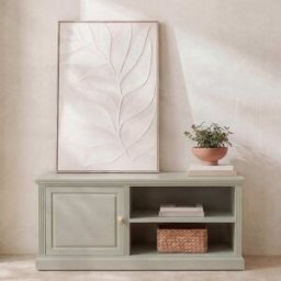 Maisons du Monde Mueble TV verde de 122 cm