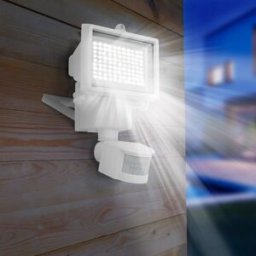 LUMISKY Juego de 2 proyectores con sensor solar blanco 1000lm