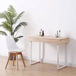 duehome Tocador con espejo madera roble salvaje - blanco
