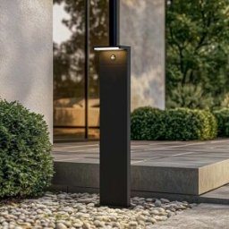 Arcchio Lámpara para exterior de aluminio negro