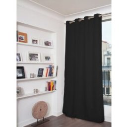 Moondream Cortina opaca 100% ollaoss terciopelo negro mc710 135lx260h