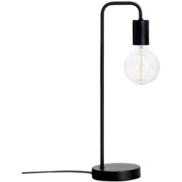 WellHome Lámpara de mesa de hierro fundido en negro ø13x45 cm
