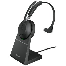 Jabra Evolve2 65 Mono USB-C UC Auriculares Inalámbricos + Base de Carga USB-A