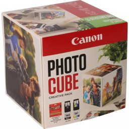 Canon Photo Cube Pack Marco Magnético + Tintas PG-560/CL-561 + 40 Hojas de Papel Fotográfico Verde