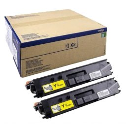 Cartucho de Tóner Brother TN-329YTWIN Amarillo 2 Unidades