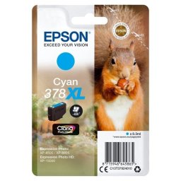 Cartucho de Tinta Original Epson 378XL Claria Photo HD Cian