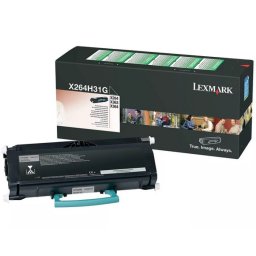 Cartucho de Tóner Original Lexmark X264H31G Negro